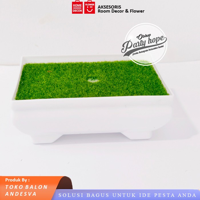 pot Bunga Kotak / Pot Bunga Plastik / Vas Bunga pot Bunga Hias Kotak