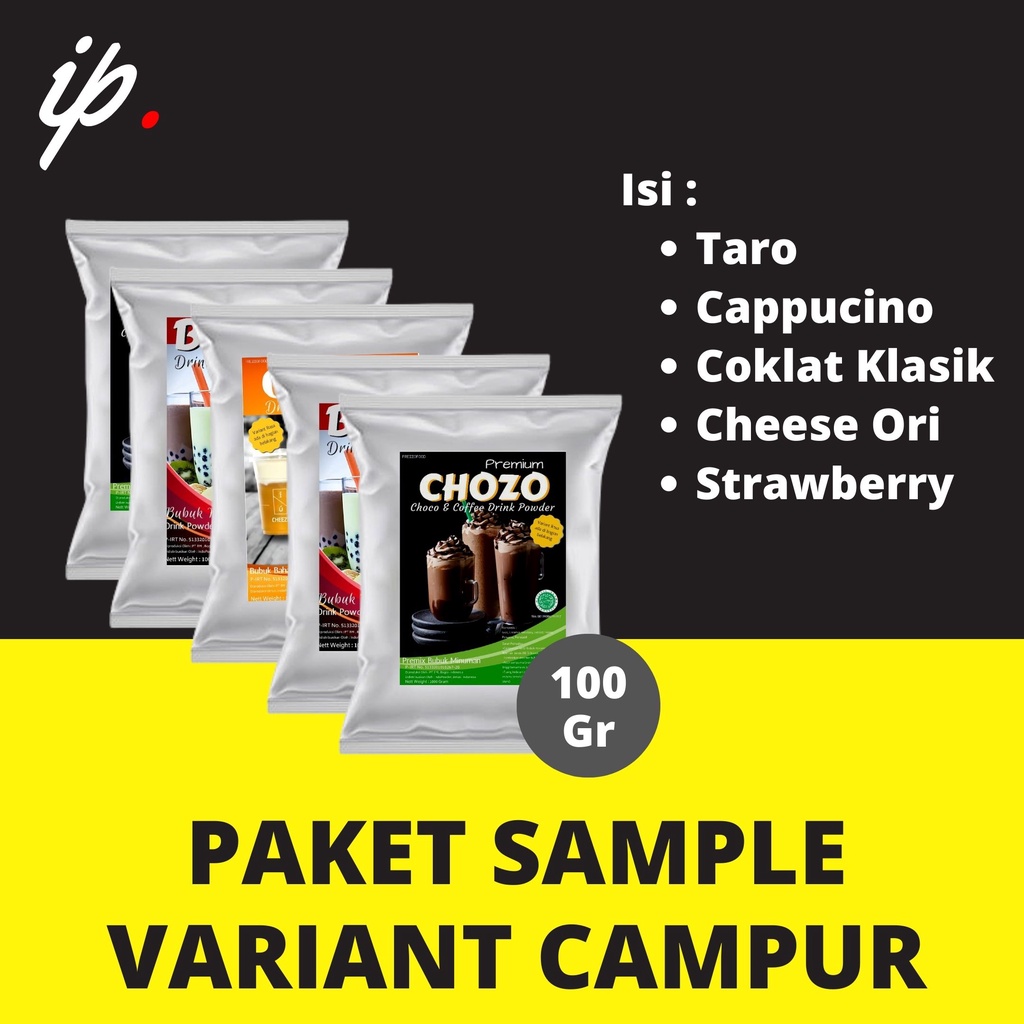 PAKET SAMPLE Best 5 VARIANT CAMPUR -  Harga adalah 1 Paket berisi 5 Variant