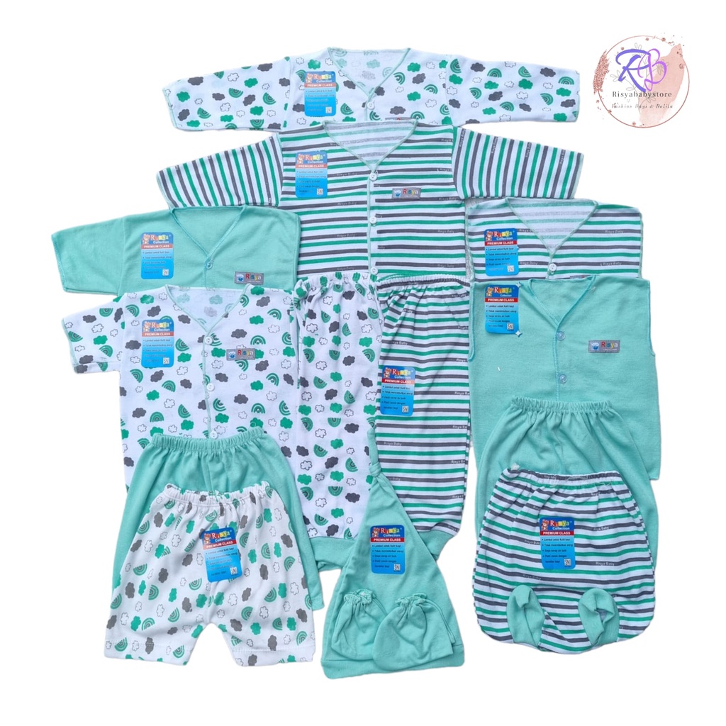 Paket baju bayi newborn ekonomis setelan baju bayi baru lahir baju bayi warna tosca celana bayi warna netral setelan bayi panjang setelan baju bayi pendek setelan baju bayi kutung