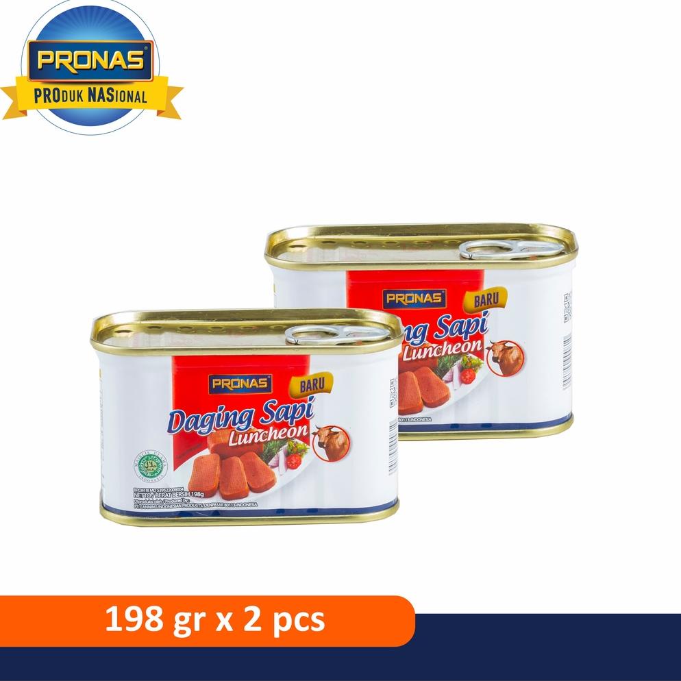 

pfn24 Pronas Luncheon Sapi 198 g kemasan bundling 2 pcs New Arifal