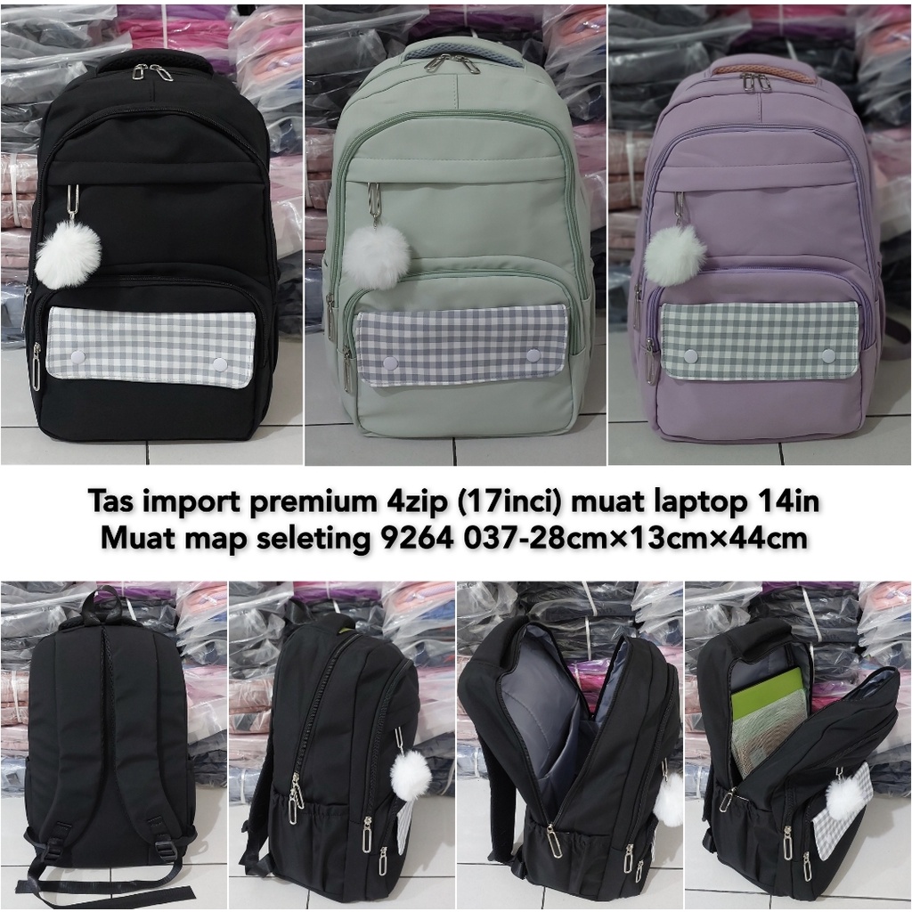 Tas ransel sekolah import SD smp anak perempuan