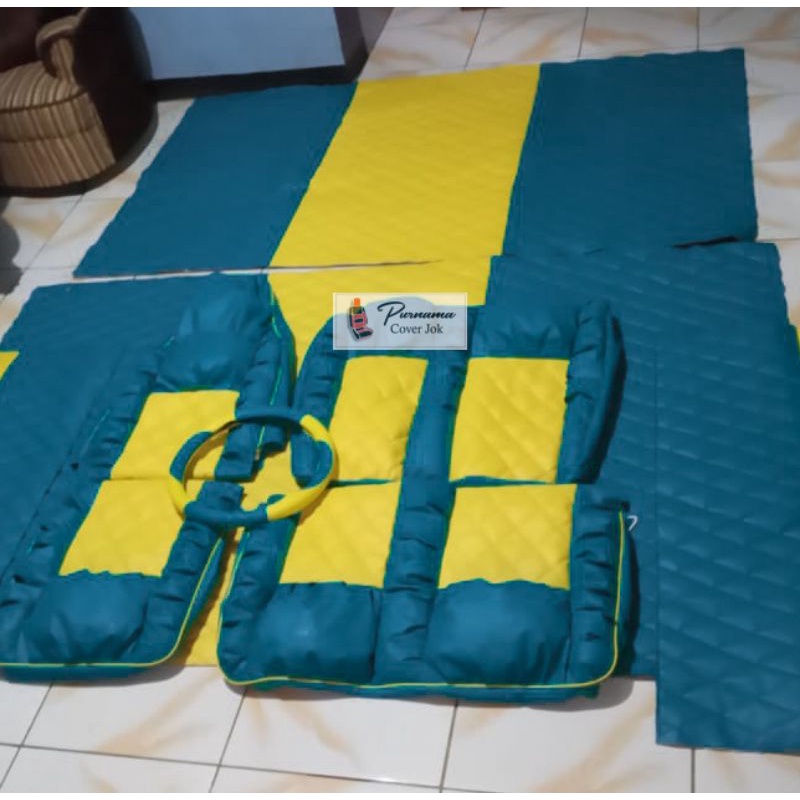 sarung cover jok mobil truk/pickup paket full interior (plafon, sarung pintu,sarung jok)