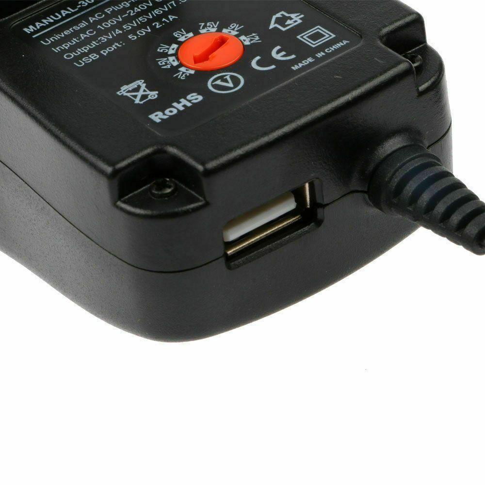 POPULAR Populer Multi Voltage Adaptor Tegangan Charger 3-12V Multifungsi