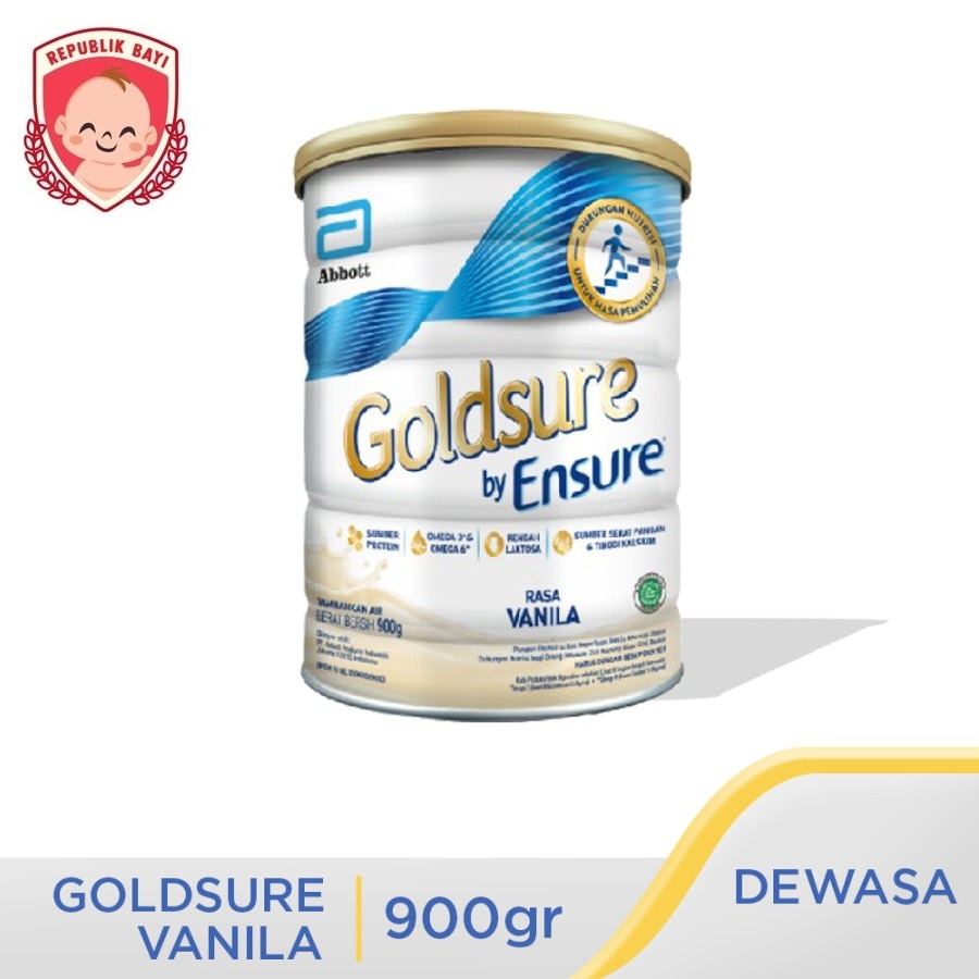 

Goldsure Vanila by Ensure 900 gram 900gr MURAH FREE BUBBLE KARDUS