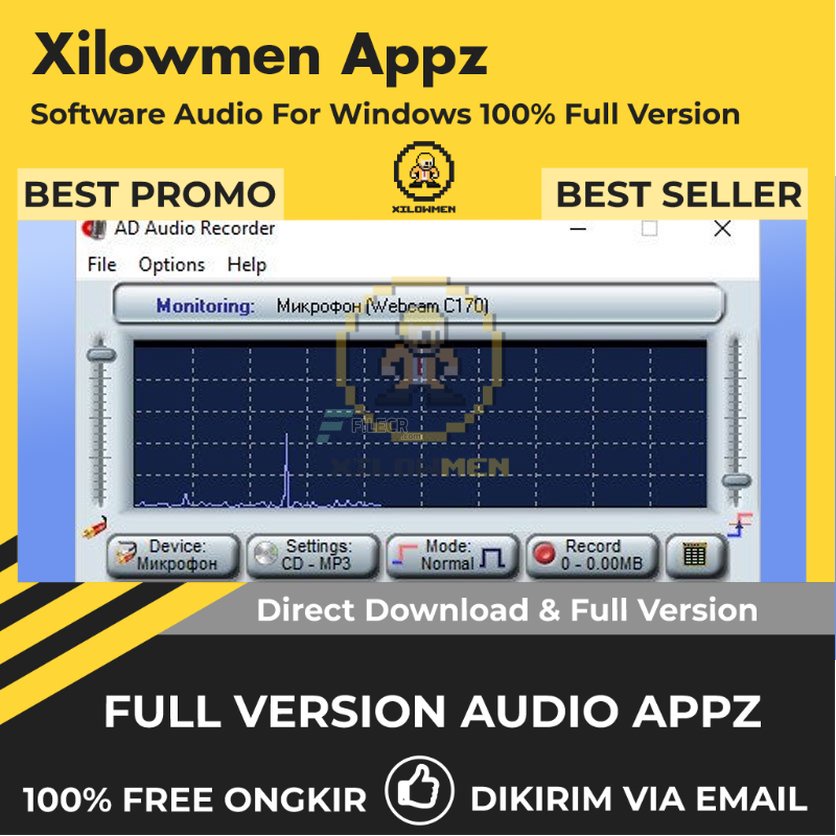 [Full Version] Adrosoft AD Audio Recorder Pro Lifetime Audio Software WIN OS