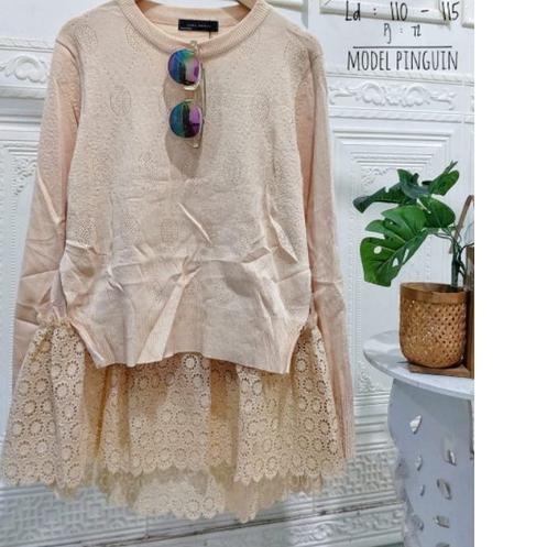 ♦ Rajut Zara Mix Brukat by Zara Woman ☎