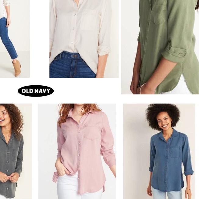 ⅎ Old Navy Relaxed Tencel Shirt Denim ❈