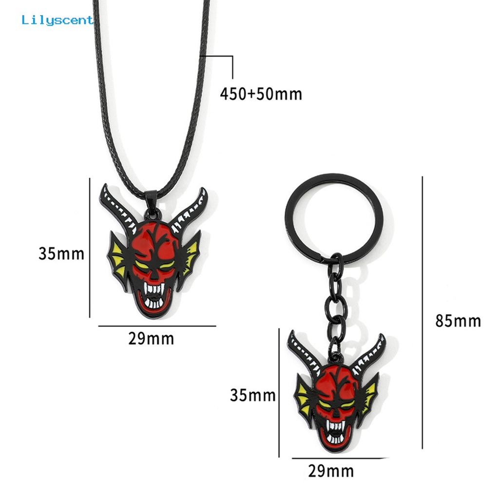 [LS] Kalung Portable Tahan Aus Luntur Indah All-match Kokoh Hell Club Logo Liontin Untuk Pakaian Sehari-Hari