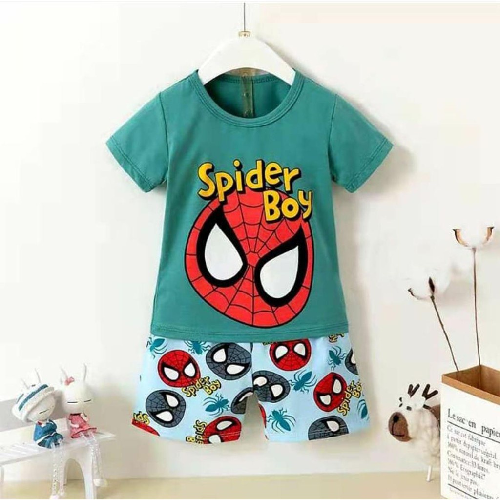 RM102 - Baju Anak Harian Import / Baju Anak Cowok Harian Murah / Setelan Baju Anak Laki laki Import