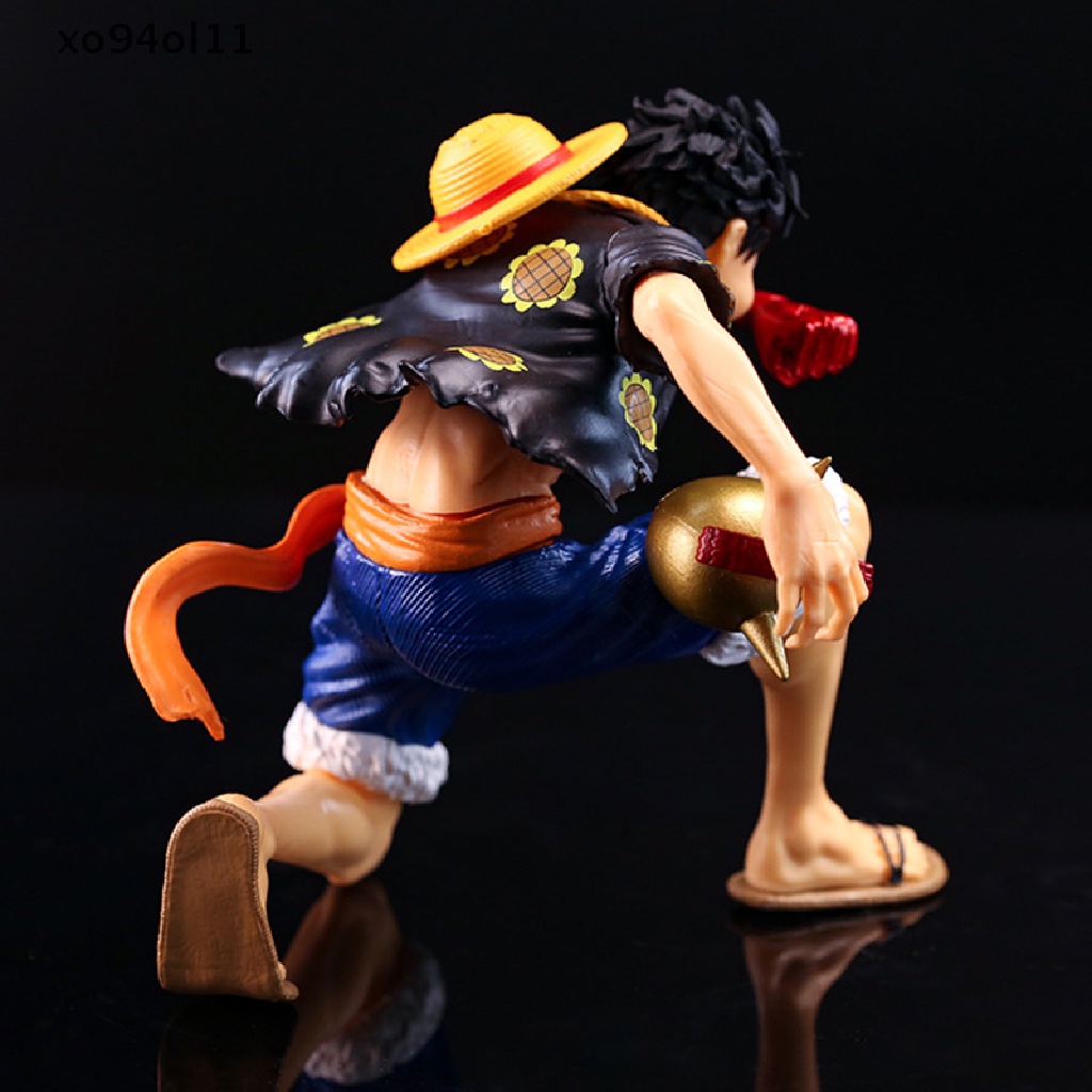 Xo Anime One Piece Luffy Figure Wano Country Gear Luffy Action Figure Model Mainan OL