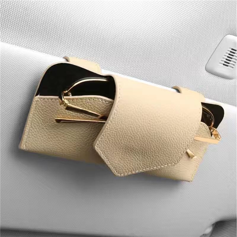 [AYBx] Baju Kaos Distro Pria Wanita Lengan Pendek Kotak Kacamata Mobil Auto Sun Visor Glasses Holder Sunglasses Clip Card Ticket Holder Universal