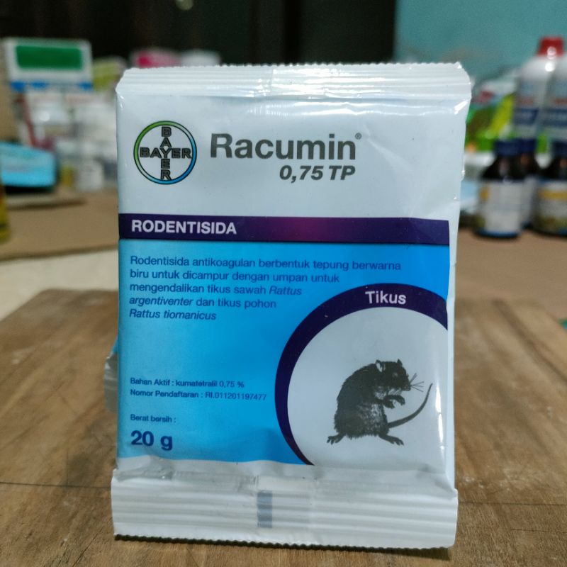 Racun Tikus Racumin 0,75 TP 20gram | Rodentisida Racumin