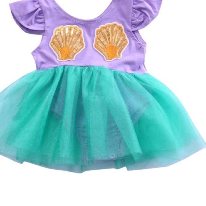 ➭ [0-3th] BAJU DRESS MERMAID ANAK BAYI BALITA IMPORT ✶