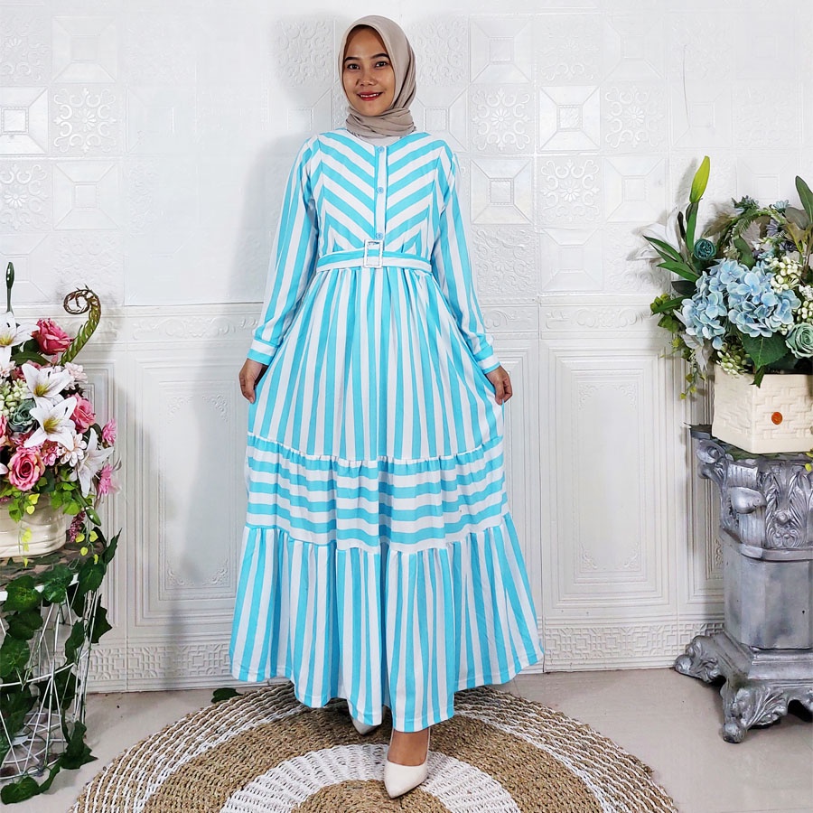 CARLINA SALSA ALMIRA SALUR GAMIS WANITA CANTIK MAXI