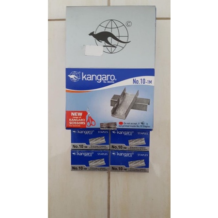 

ISI STAPLES KANGARO NO.10 STAPLER REFILL GROSIR MURAH 1 Box