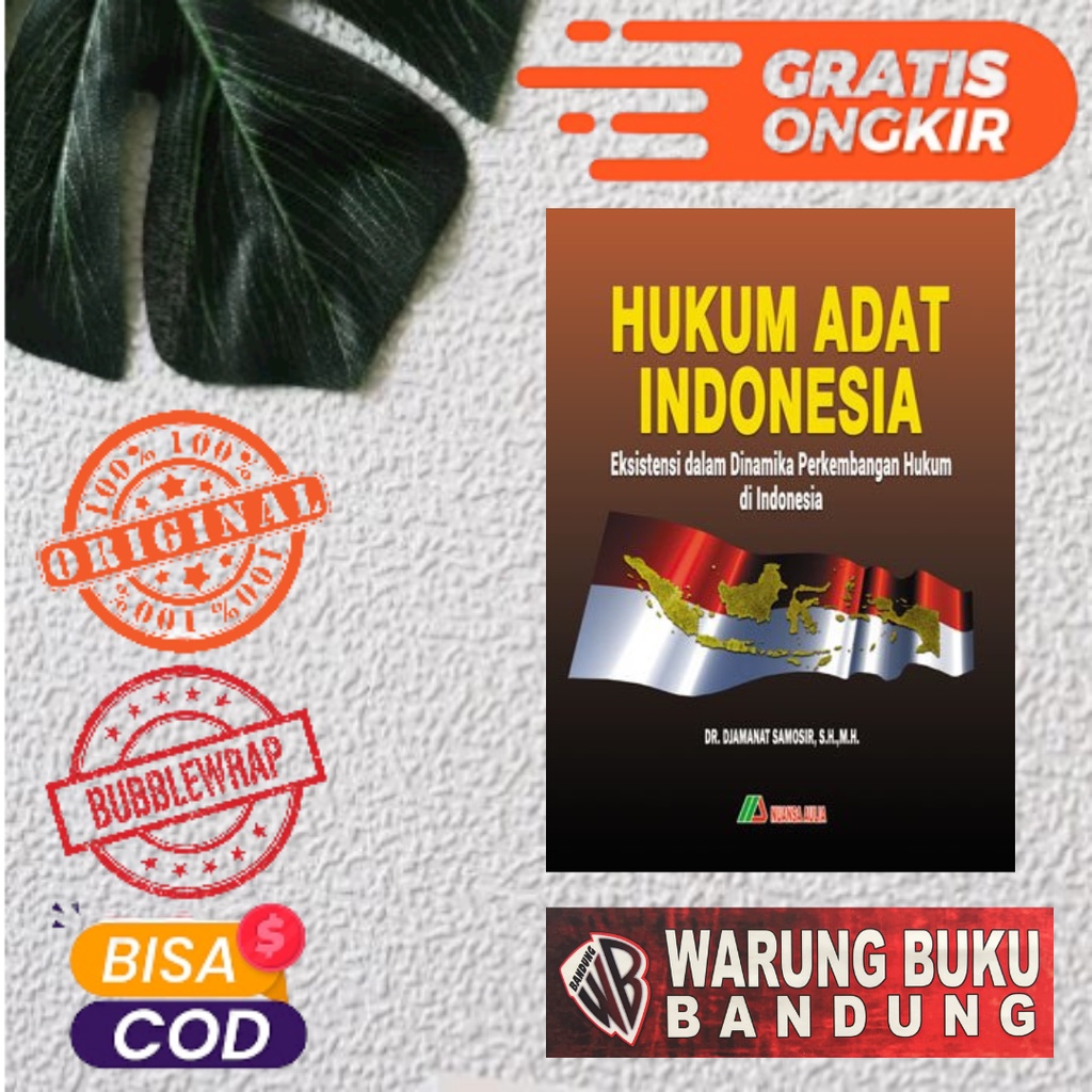 Buku Hukum Adat Indonesia - Dr. Djamanat Samosir SH,MHum
