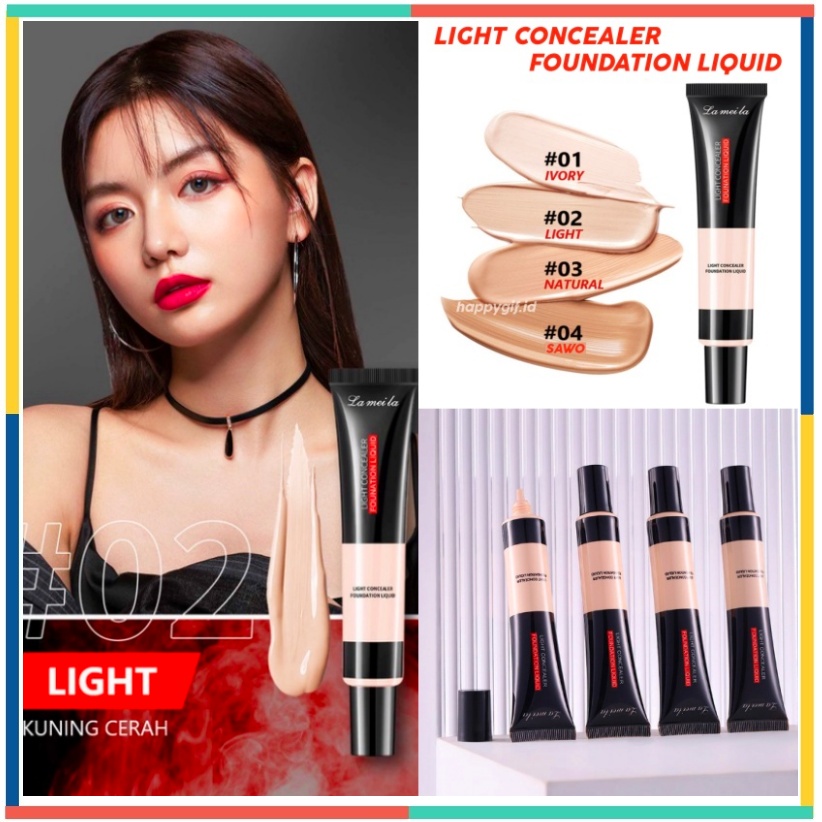 LAMEILA Liquid Foundation Light Concealer Natural Clear LA028 3085