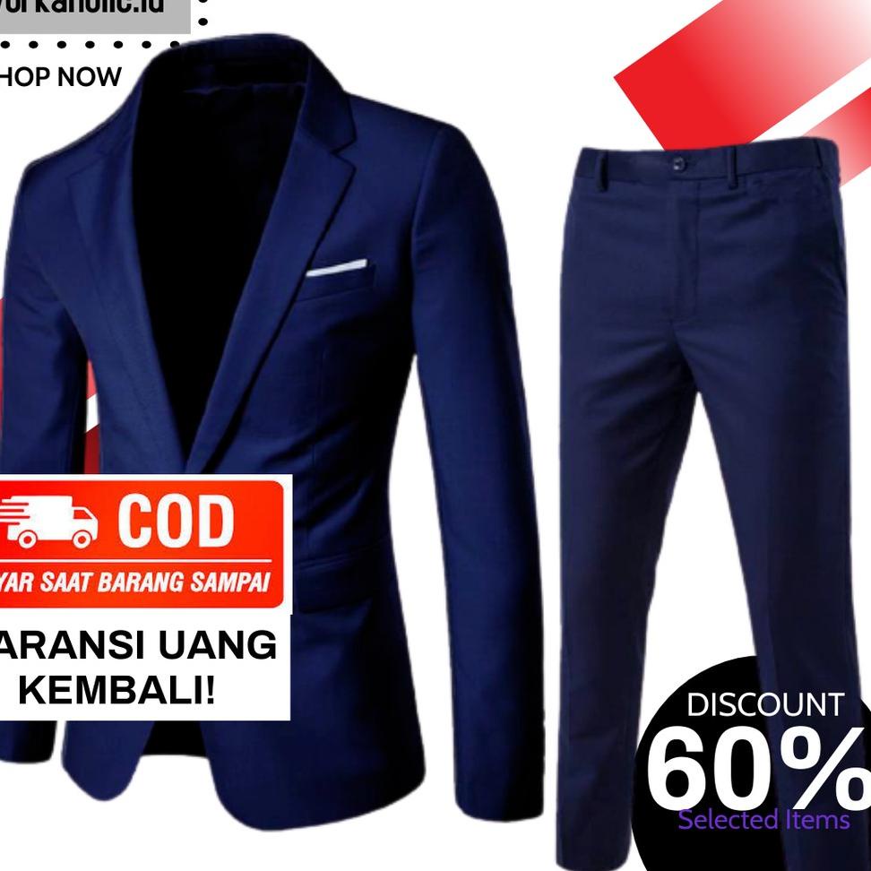 SALE SETELAN JAS PRIA MURAH/JAS FORMAL PRIA/BLAZER PRIA SLIMFIT/JAS NIKAH