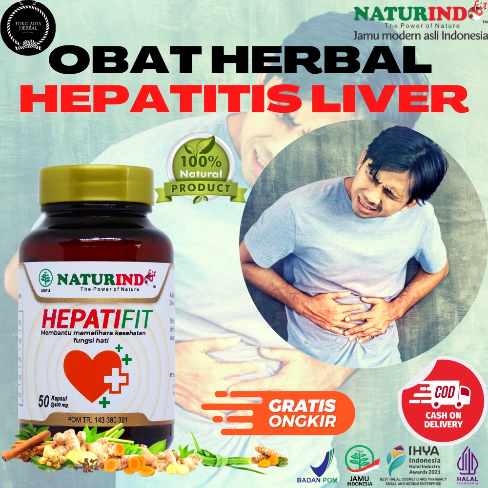 Obat Hepatitis Liver Batu Empedu Sakit Kuning Radang Hati HEPATIFIT NATURINDO