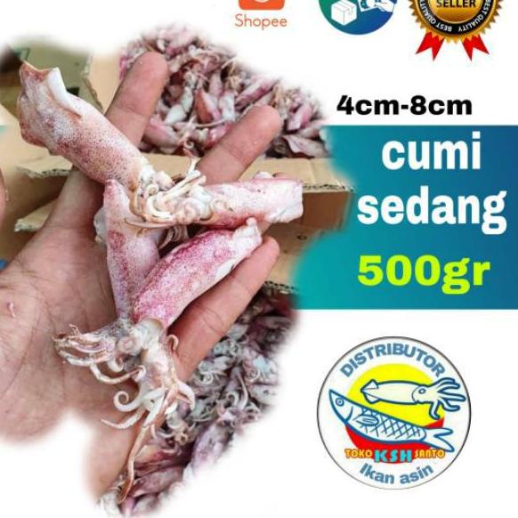 

⅍ Ikan asin cumi-500gram ✩