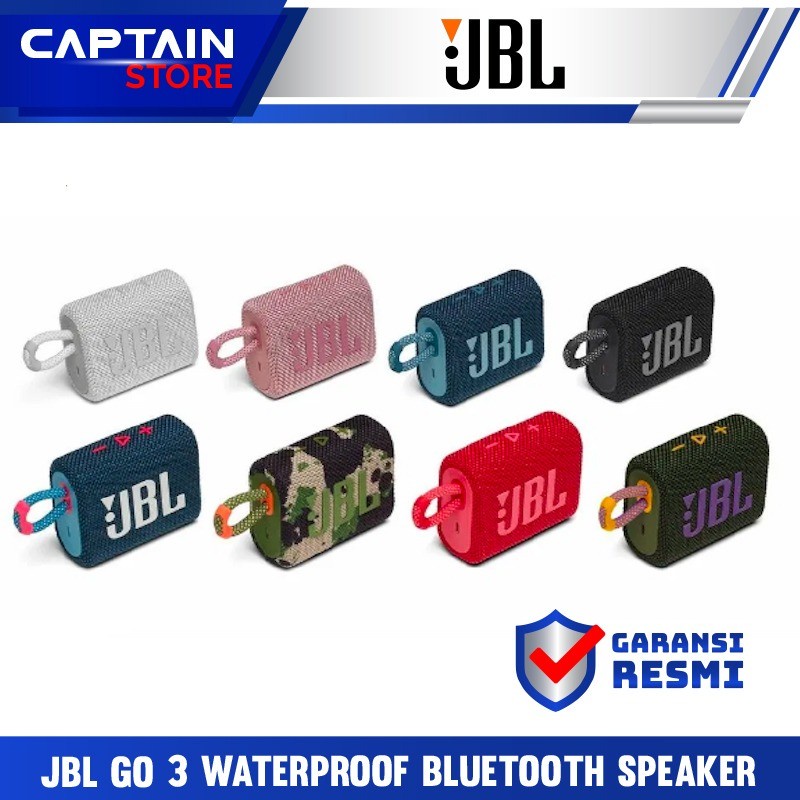 JBL Go 3 / Go 4 Waterproof Bluetooth Speaker - SPEAKER JBL GO 3/GO 4