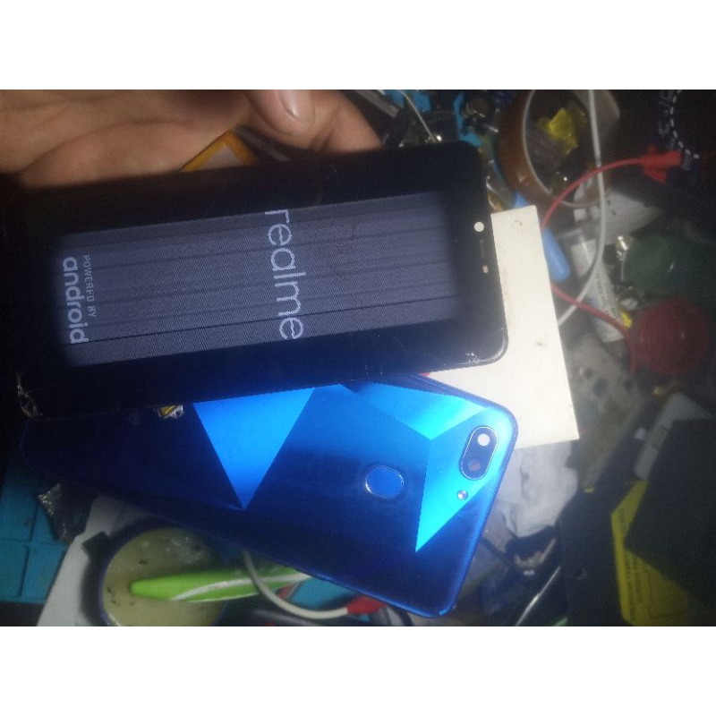 realme 2 minus lcd dan mentok logo