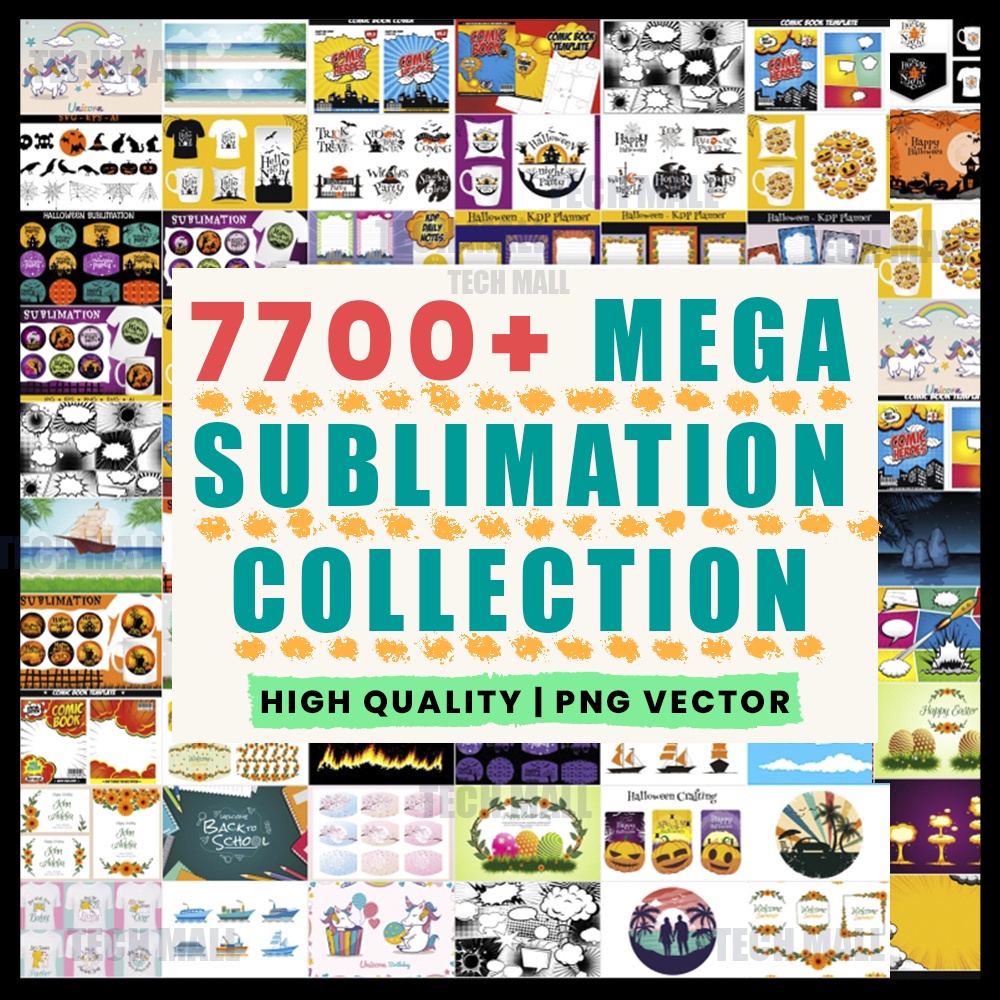 

NS 7700 Sublimation Bundle Collection | PNG Vector