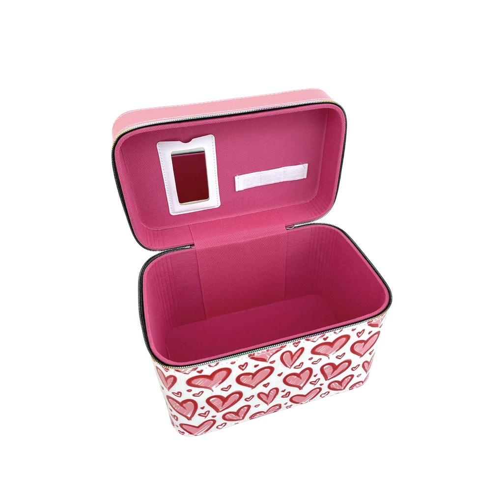 TTSHOPINDO Beauty Case Box Cosmetic Box Make Up Motif Love RANDOM Import LHXZ-042