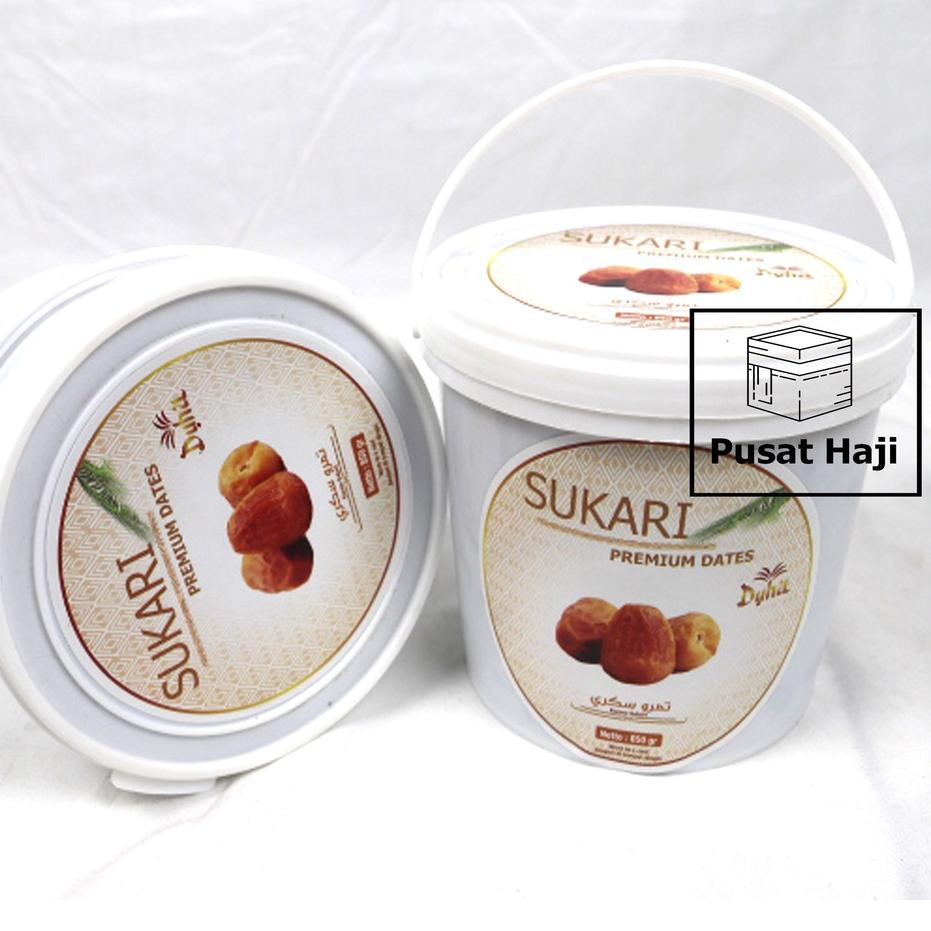 

♥ Kurma Raja Sukari Basah Ember 850gr Premium Asli Sukkari 100% 850 Gram ❂