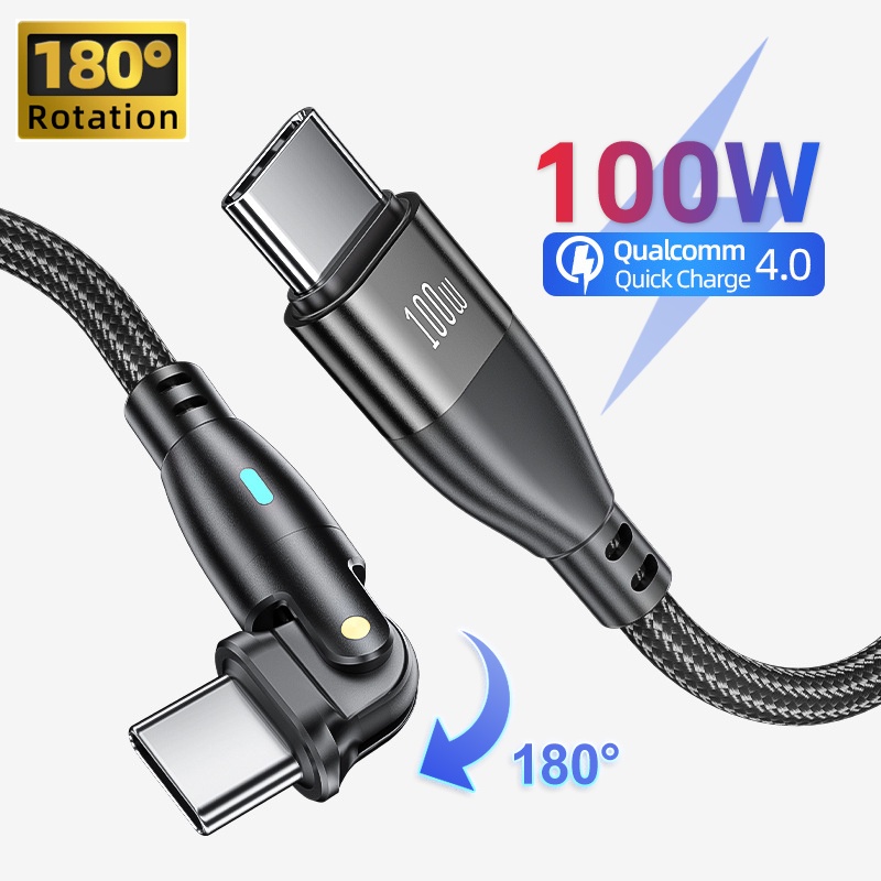 Kabel Data Fast Charge Rotasi 180derajat Kabel Pengisian Data Cepat Untuk Micro Type C