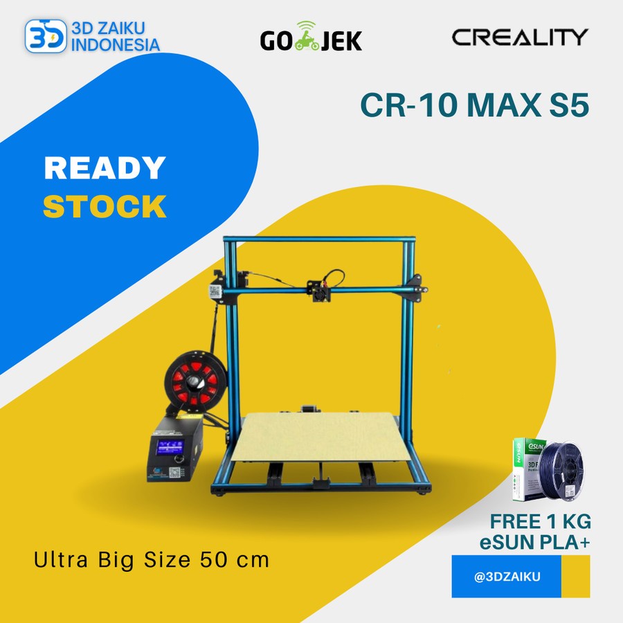 Creality 3D CR-10 S5 Printer Terbesar Creality Dual Leading Screw