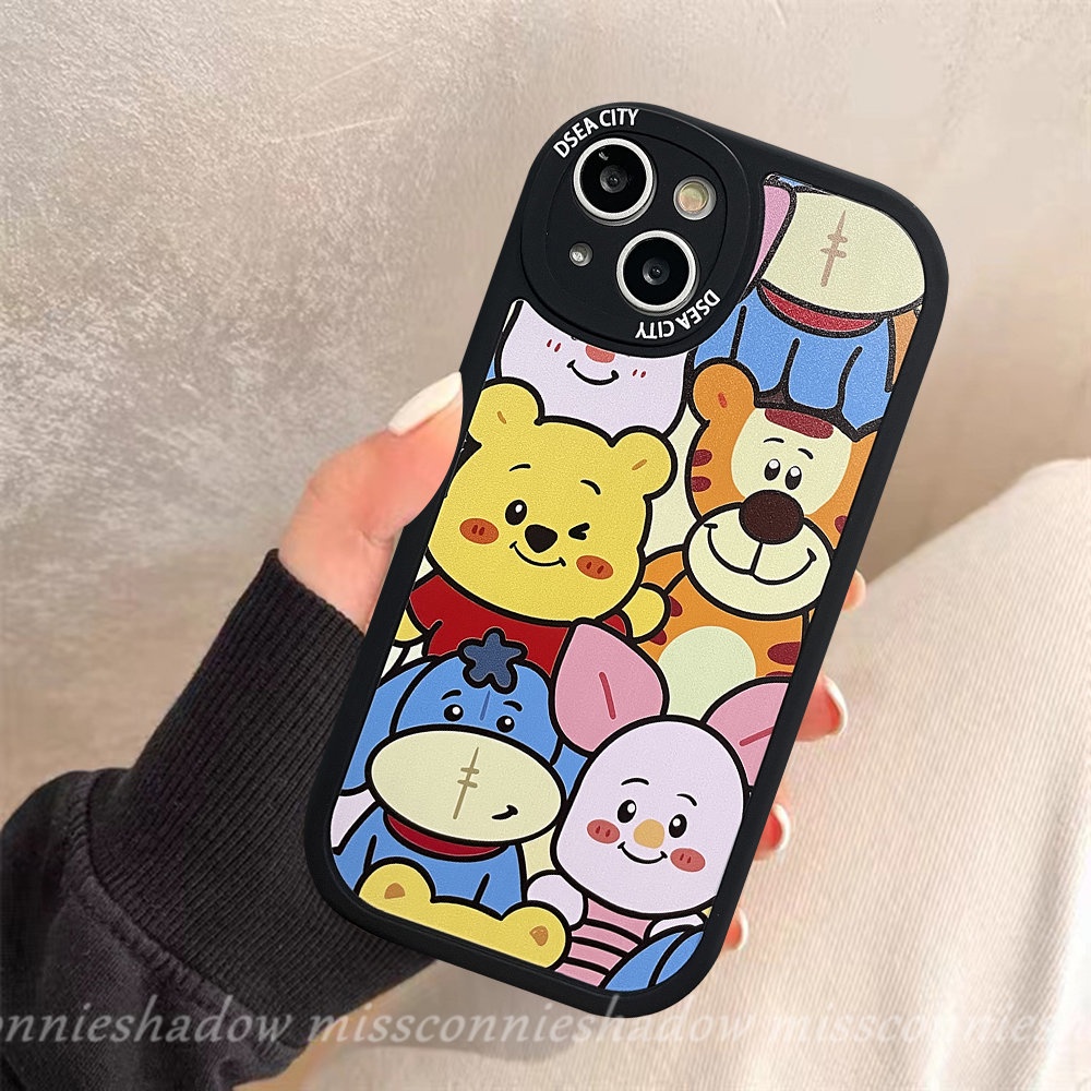 Casing OPPO A17 A17K A5s A12 A16K A74 A76 A16E A96 A57 2022 A16 A15 A55 A54 A77s A3S A1K A94 A95 A7 A15s Reno 5Z 8 7 7Z 5F 6 A53 A9 A9 A5 A31 Toy Story Winnie Soft Case the Pooh