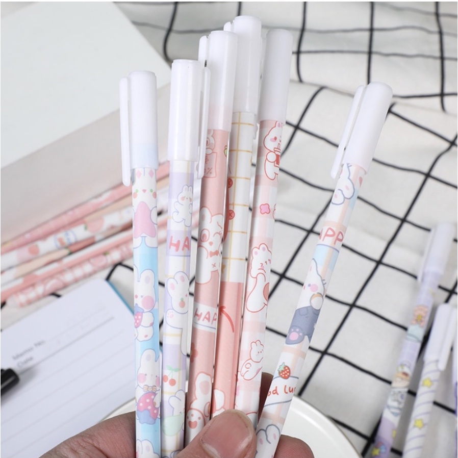 

12Pc Pulpen Bisa Dihapus Karakter Pen Gel Penghapus TAKASIMURA STORE