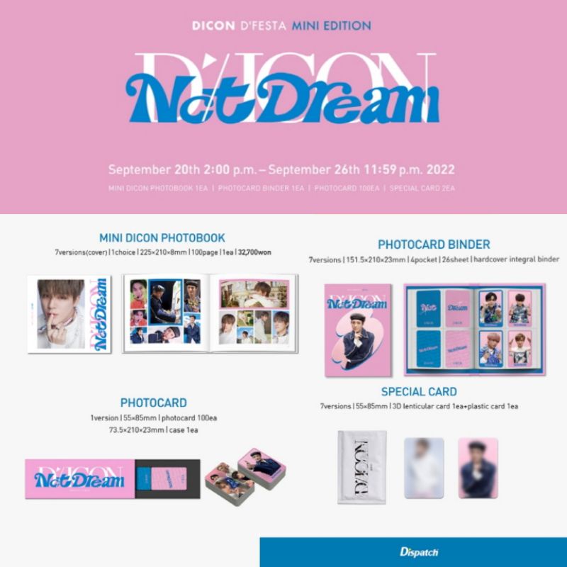 DICON DFESTA 102 NCT DREAM READY INA P1