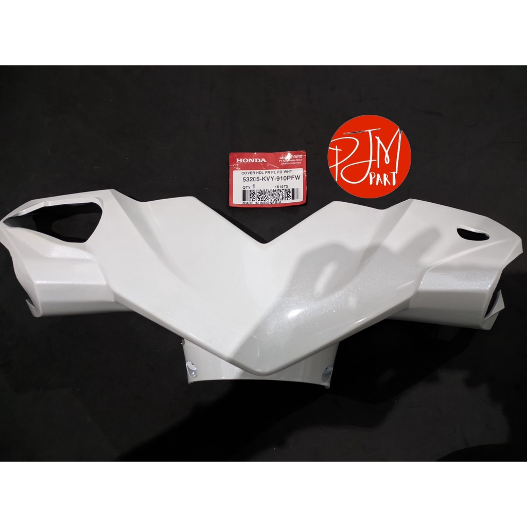 53205-KVY-910PFW Cover Handle Front Batok depan Honda Beat Karbu original Putih