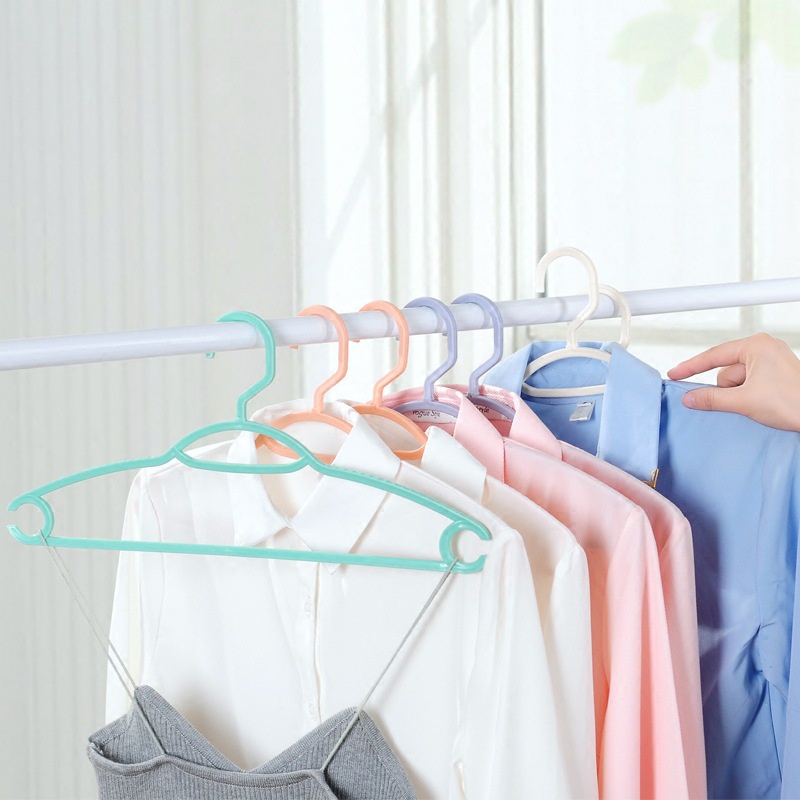 ⭐️𝐈𝐇𝐒 𝟗𝟒𝟑 𝐋𝐚𝐦𝐩𝐮𝐧𝐠⭐️Gantungan Baju Hanger Plastik Pakaian Laundry Anti Slip Multifungsi Import