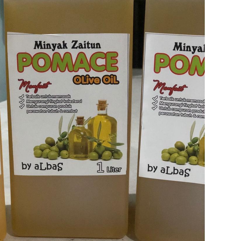 

➵ Pomace Olive Oil / Minyak Zaitun Pomace 1 Liter Terbaik menumis menggoreng memasak ASLI ORIGINAL ♣
