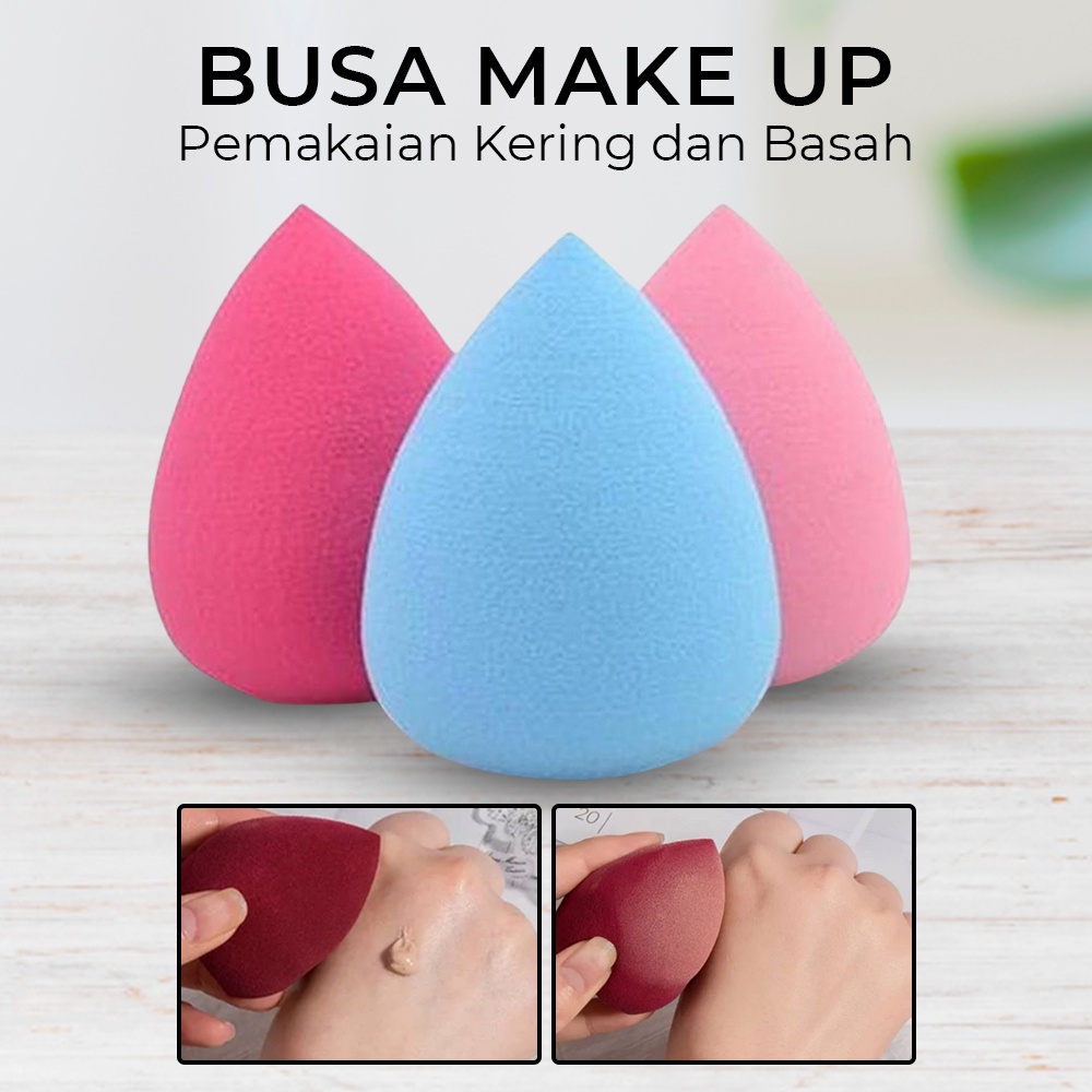 Busa Make Up Beuty OMHR1JXX Blender Bentuk Tear Drop