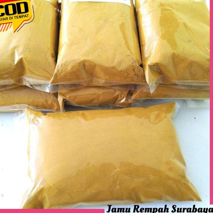 

【Penjualan Terbaik】✅COD COD Serbuk / Bubuk Temulawak Murni 500gr