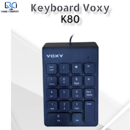 VOXY K80 Keyboard Numerik / Keypad Numeric / Numpad Keyboard Angka Kabel USB