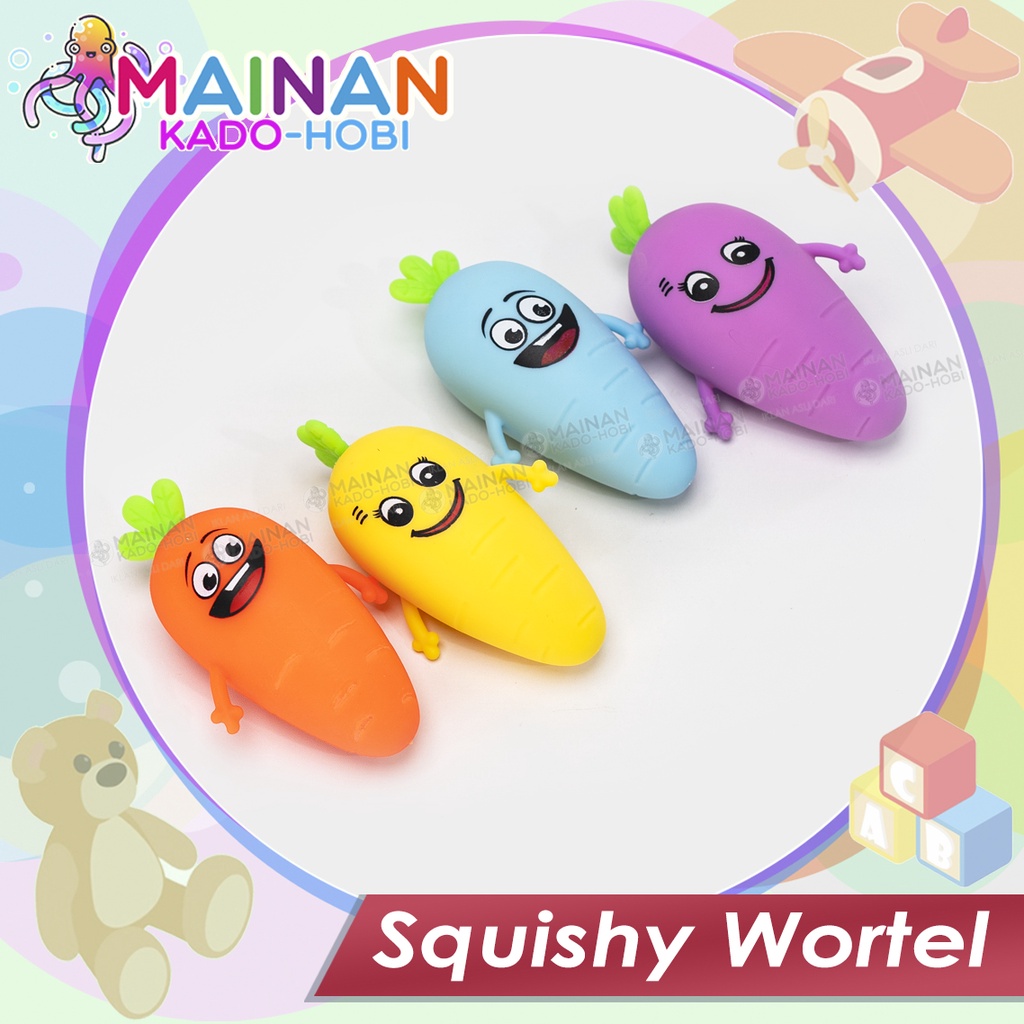 KADO MAINAN MOTORIK ANAK REMAS SQUISHY RELIEVE TOYS KARAKTER LUCU