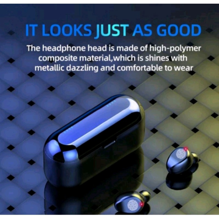 F9-34 TWS EARPHONE BLUETOOTH Powerbank Headset Inpods Headphone