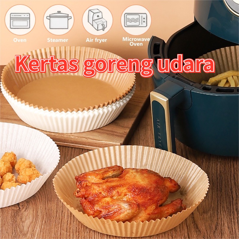 【COD】Loyang Air Fryer Bahan Silikon Round Oven Food Grade Loyang Air Fryer Air Fryer Anti Lengket