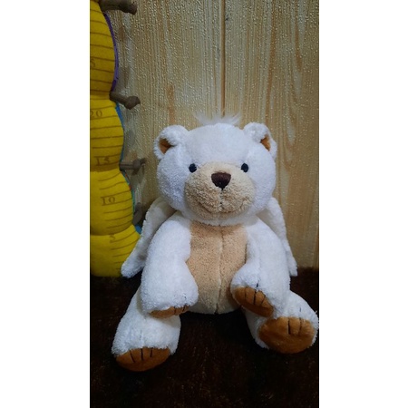 Boneka Teddy bear angel Bossini baby ori