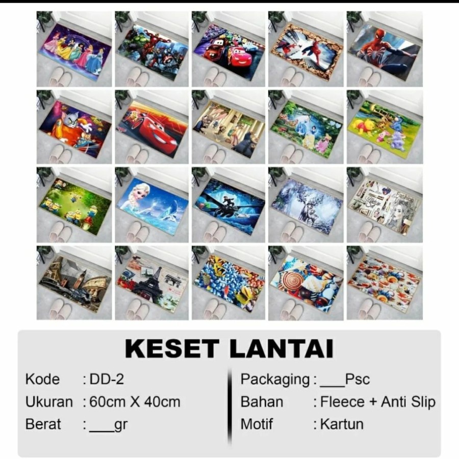 KESET LANTAI DAPUR KAMAR MANDI ANTI SLIP TIDAK LICIN RUG