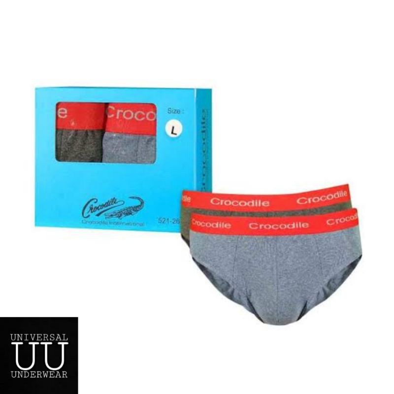 CD Celana Dalam Pria Sempak Cowok Dewasa Crocodile Kode 521-263 Termurah By Universal Underwear TOKO KEANULOVA