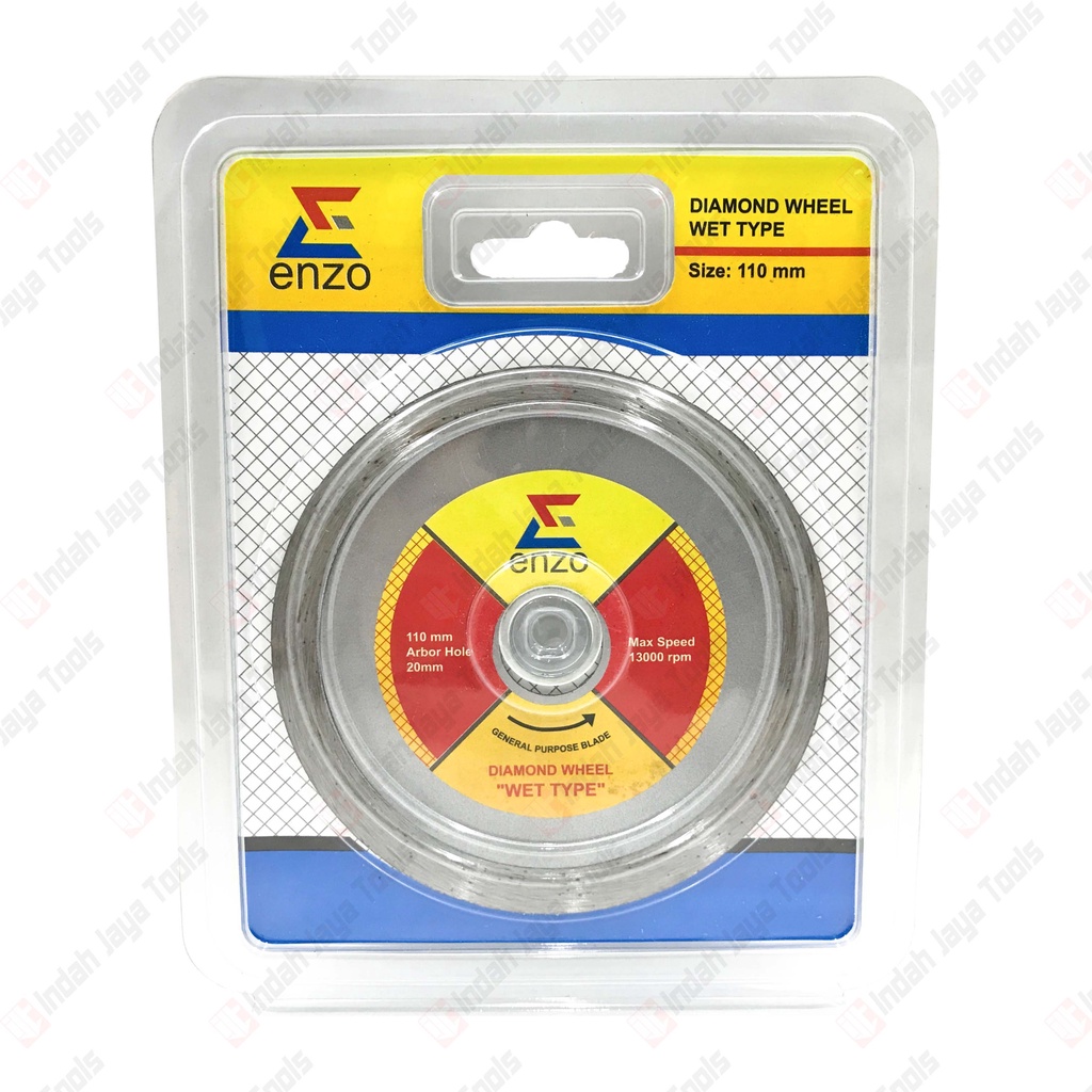 ENZO Diamond Wheel WET BASAH 4 Inch - Mata Pisau Potong Keramik Blade