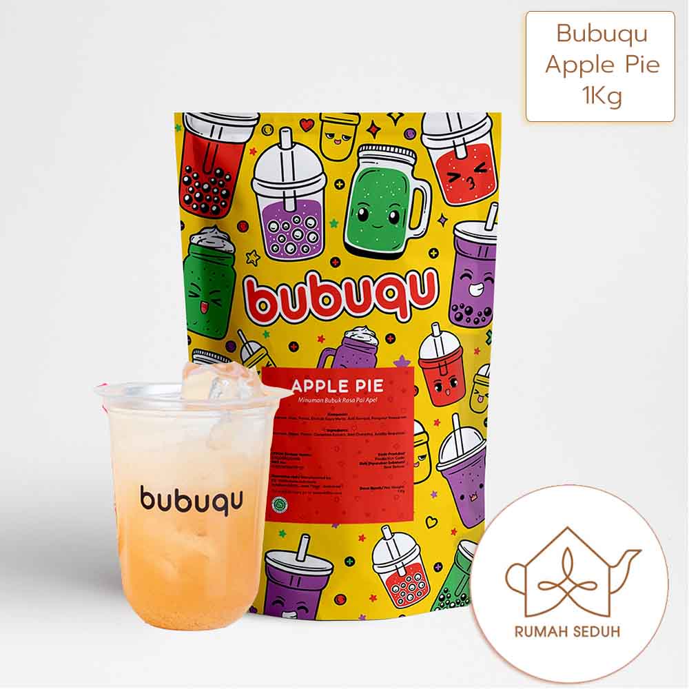 

1Kg Bubuqu Apple Pie Squash - Minuman Bubuk Rasa Apel Kayu Manis