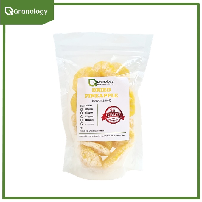 

Dried Pineapple / Nanas Kering (500 gram) by Granology