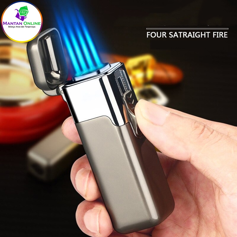 Korek Api Mancis Torch dengan Double Cigar Punch korek api/ gas